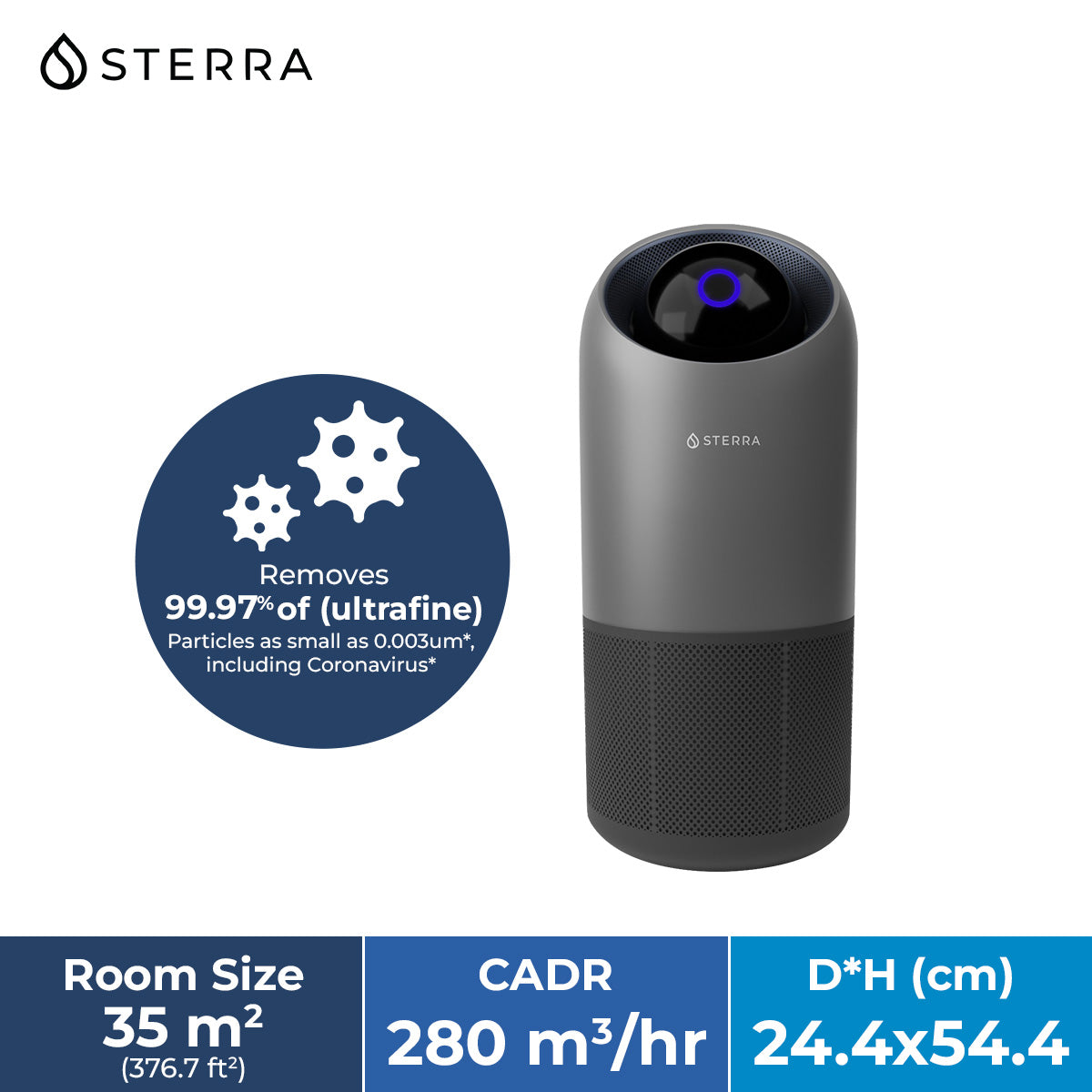 Sterra Moon™ Air Purifier (Buy 1 Get 1 FREE Offer)