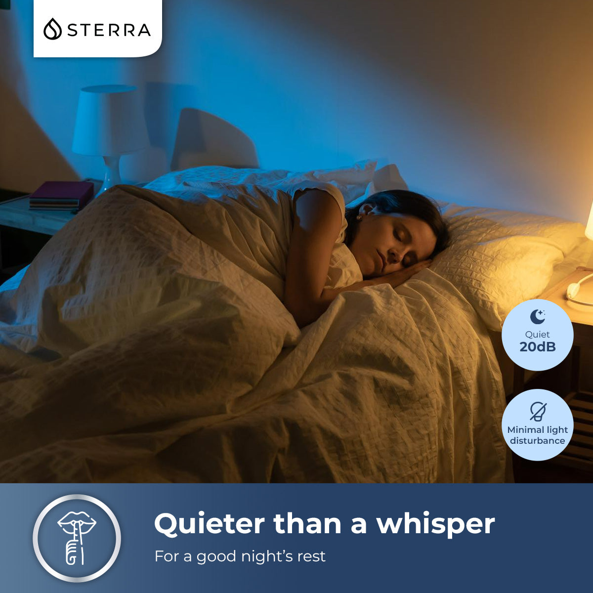 Sterra Moon™ Air Purifier With 2 Free Filters Sale