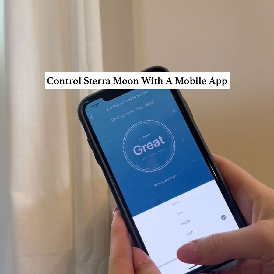 Sterra Moon™ Air Purifier With 2 Free Filters
